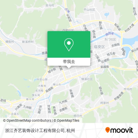 浙江齐艺装饰设计工程有限公司地图