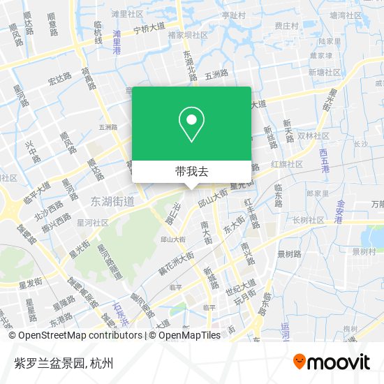 紫罗兰盆景园地图