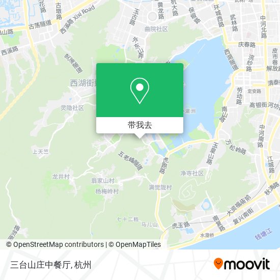 三台山庄中餐厅地图