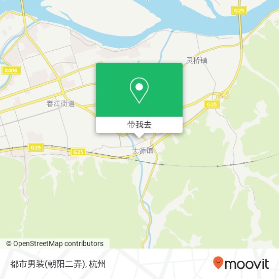 都市男装(朝阳二弄)地图