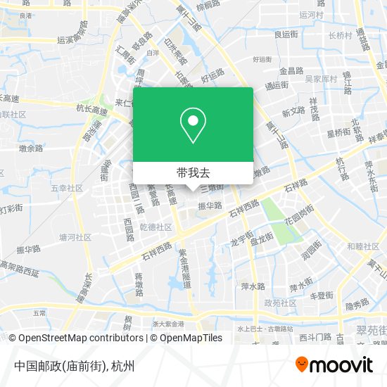 中国邮政(庙前街)地图