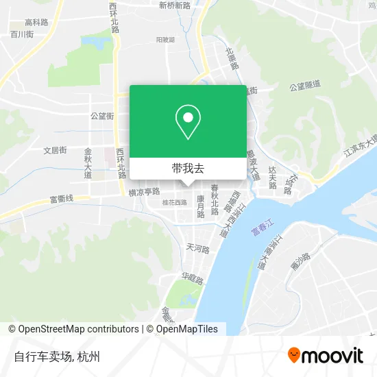 自行车卖场地图