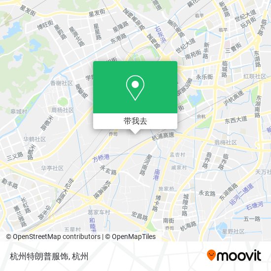 杭州特朗普服饰地图