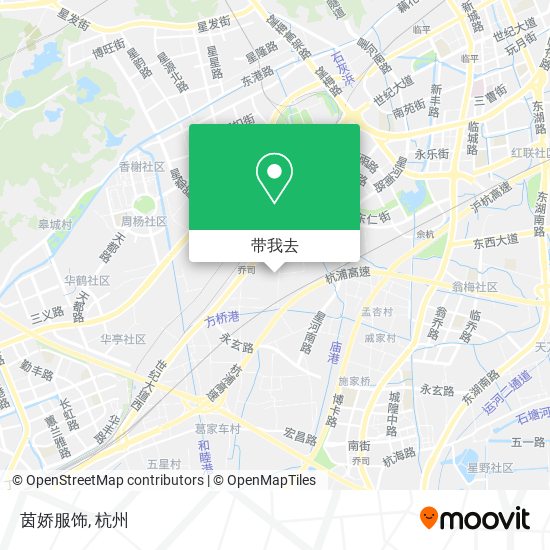 茵娇服饰地图