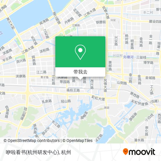 咿啦看书(杭州研发中心)地图