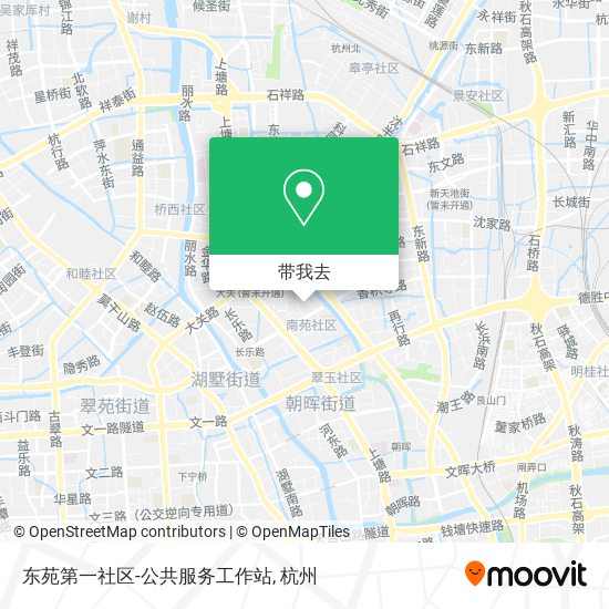 东苑第一社区-公共服务工作站地图
