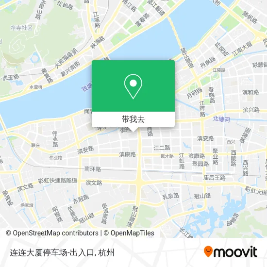 连连大厦停车场-出入口地图