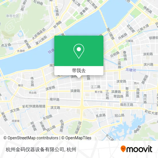 杭州金码仪器设备有限公司地图