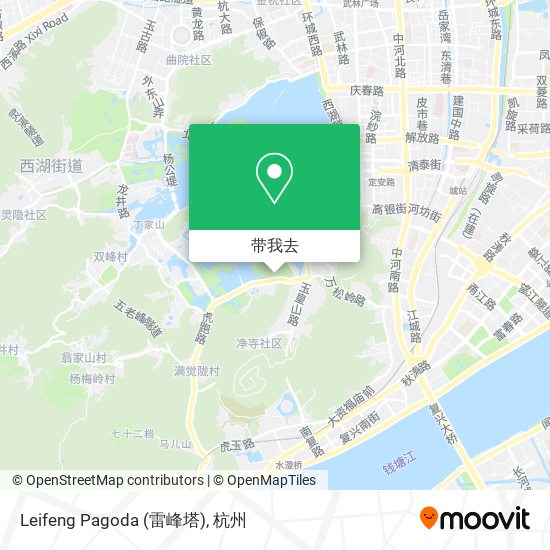 Leifeng Pagoda (雷峰塔)地图