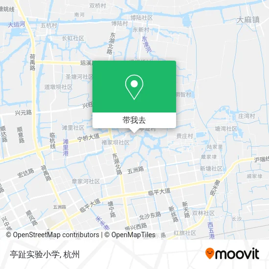 亭趾实验小学地图