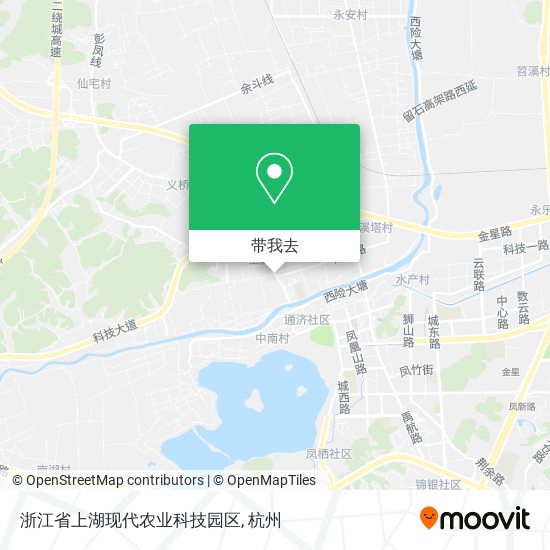 浙江省上湖现代农业科技园区地图