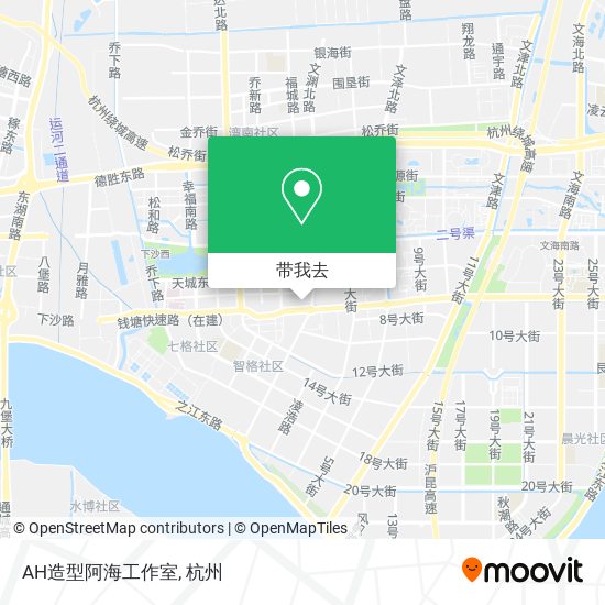 AH造型阿海工作室地图
