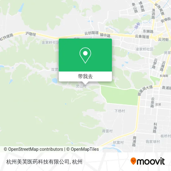 杭州美芙医药科技有限公司地图