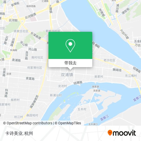 卡诗美业地图