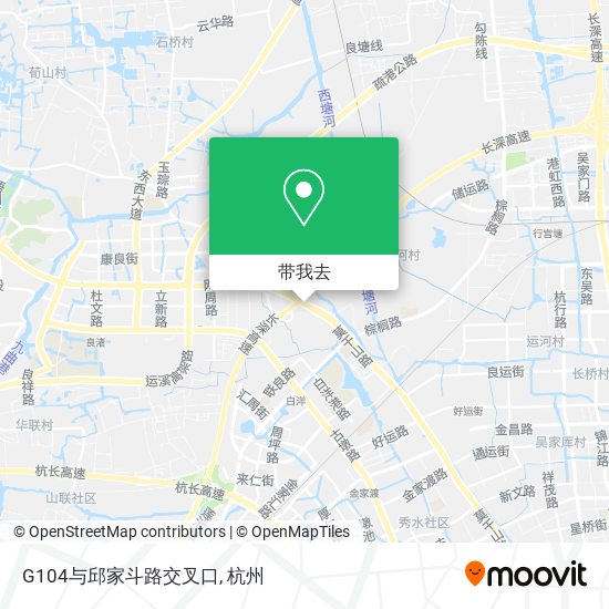 G104与邱家斗路交叉口地图