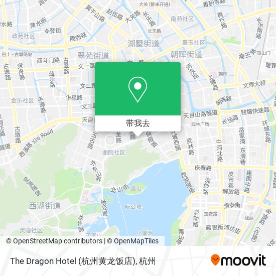 The Dragon Hotel (杭州黄龙饭店)地图
