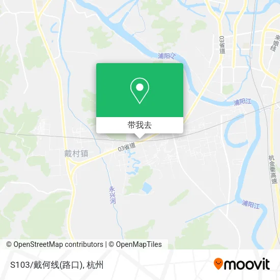 S103/戴何线(路口)地图