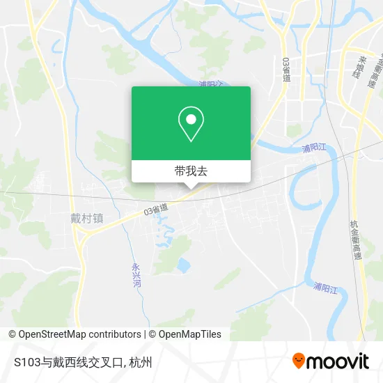 S103与戴西线交叉口地图