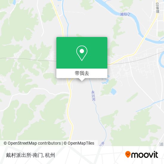 戴村派出所-南门地图