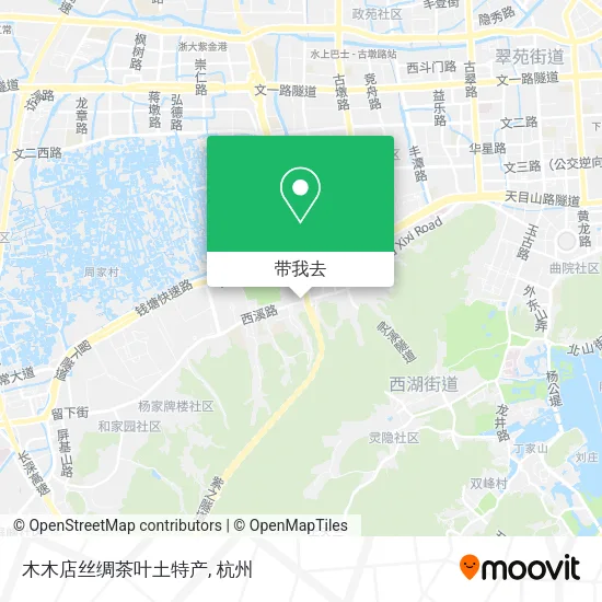 木木店丝绸茶叶土特产地图