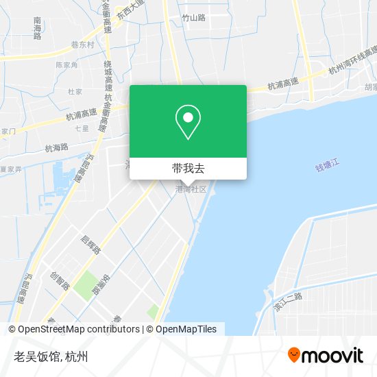 老吴饭馆地图