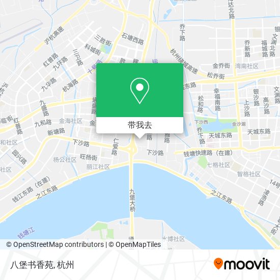 八堡书香苑地图