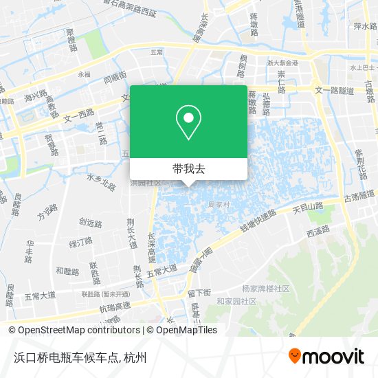 浜口桥电瓶车候车点地图