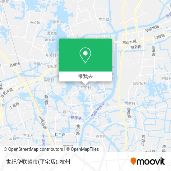 世纪华联超市(平宅店)地图
