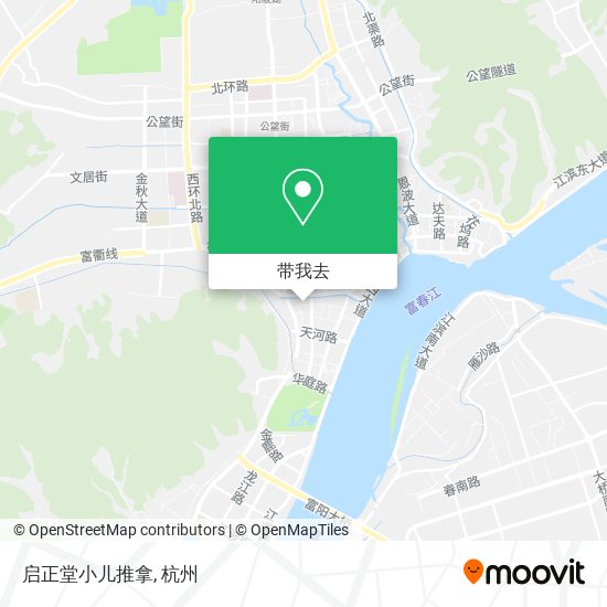 启正堂小儿推拿地图