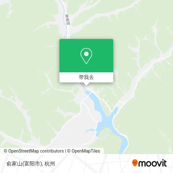 俞家山(富阳市)地图