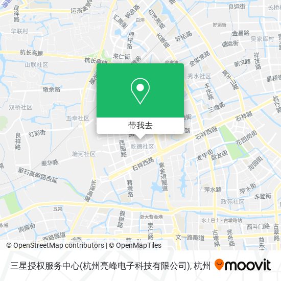 三星授权服务中心(杭州亮峰电子科技有限公司)地图