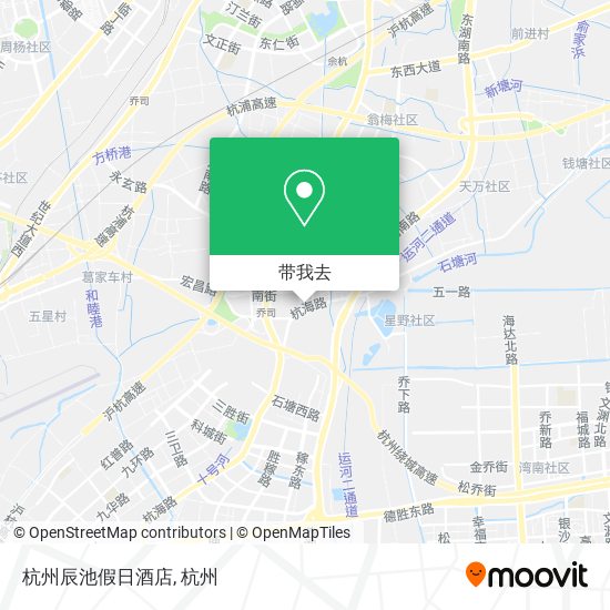 杭州辰池假日酒店地图