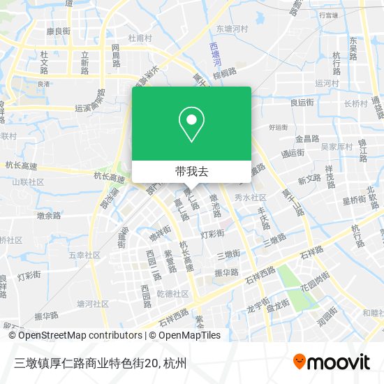 三墩镇厚仁路商业特色街20地图