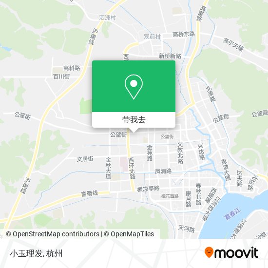 小玉理发地图