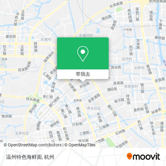 温州特色海鲜面地图