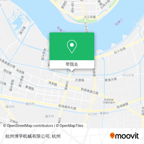 杭州博学机械有限公司地图