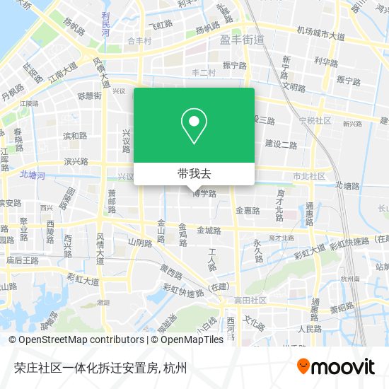 荣庄社区一体化拆迁安置房地图