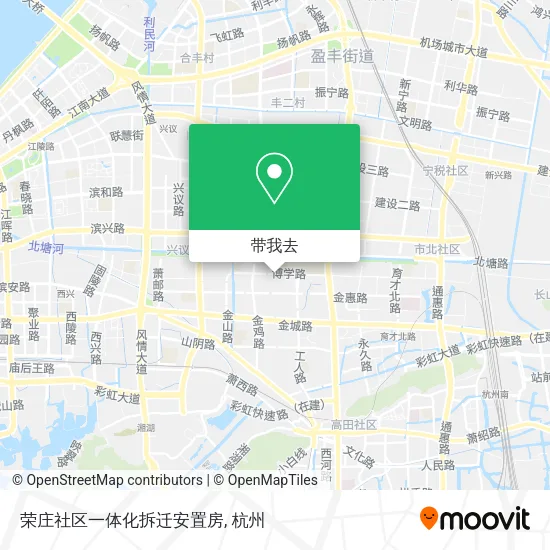 荣庄社区一体化拆迁安置房地图