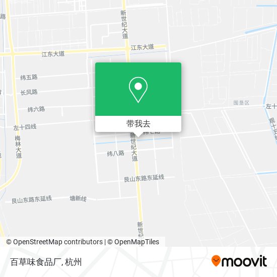 百草味食品厂地图