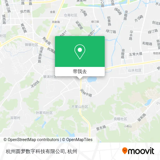 杭州圆梦数字科技有限公司地图