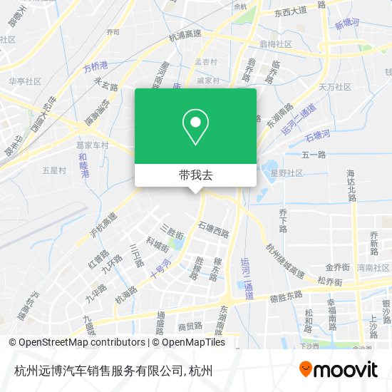 杭州远博汽车销售服务有限公司地图