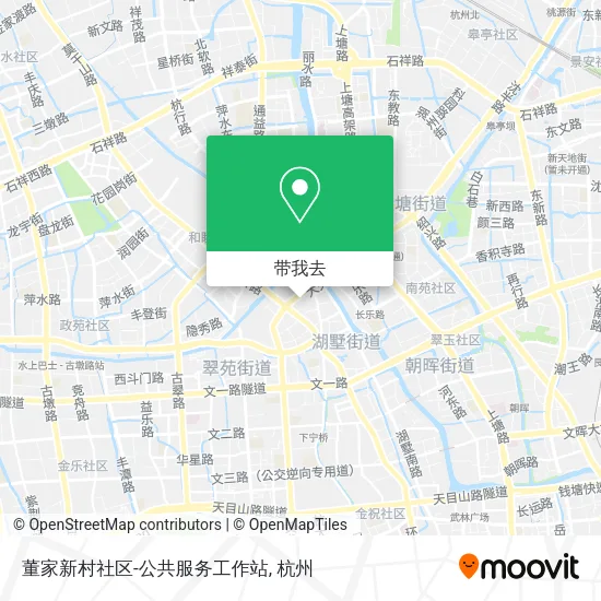 董家新村社区-公共服务工作站地图