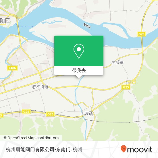 杭州唐能阀门有限公司-东南门地图