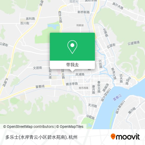 多乐士(水岸青云小区碧水苑南)地图