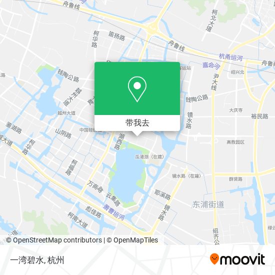 一湾碧水地图