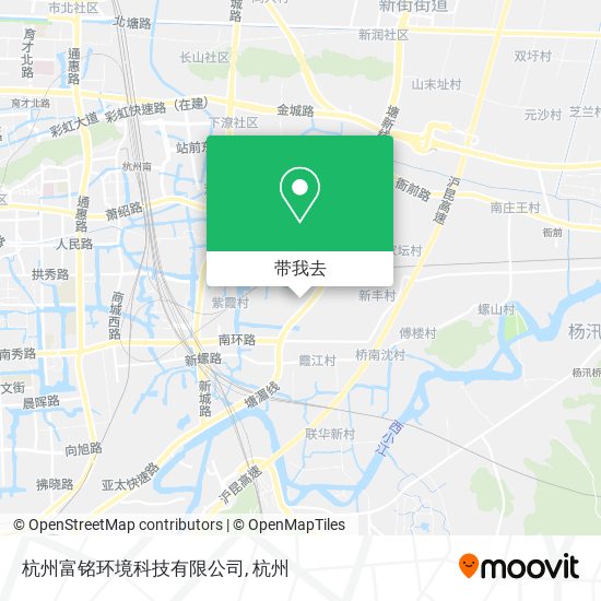 杭州富铭环境科技有限公司地图