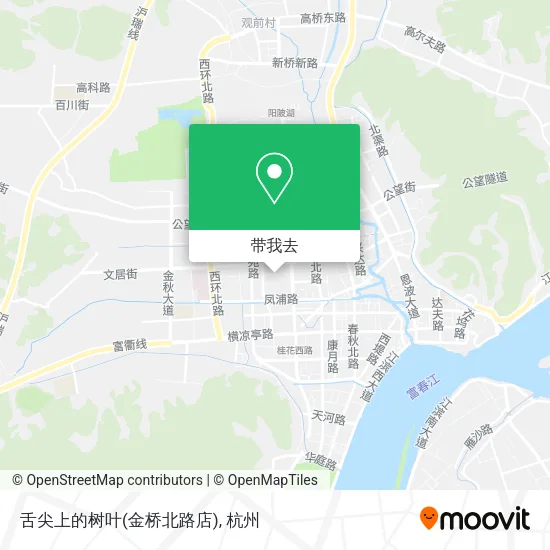 舌尖上的树叶(金桥北路店)地图