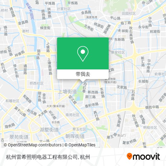 杭州雷希照明电器工程有限公司地图
