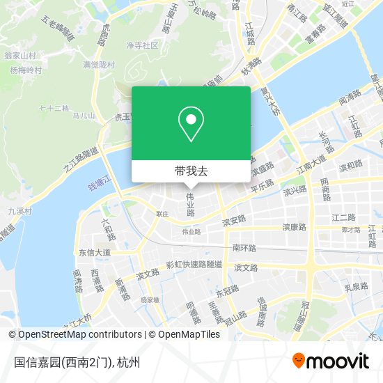 国信嘉园(西南2门)地图