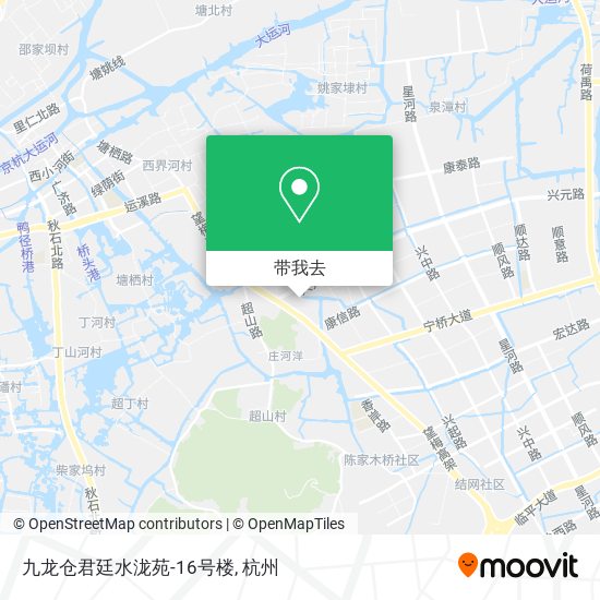 九龙仓君廷水泷苑-16号楼地图